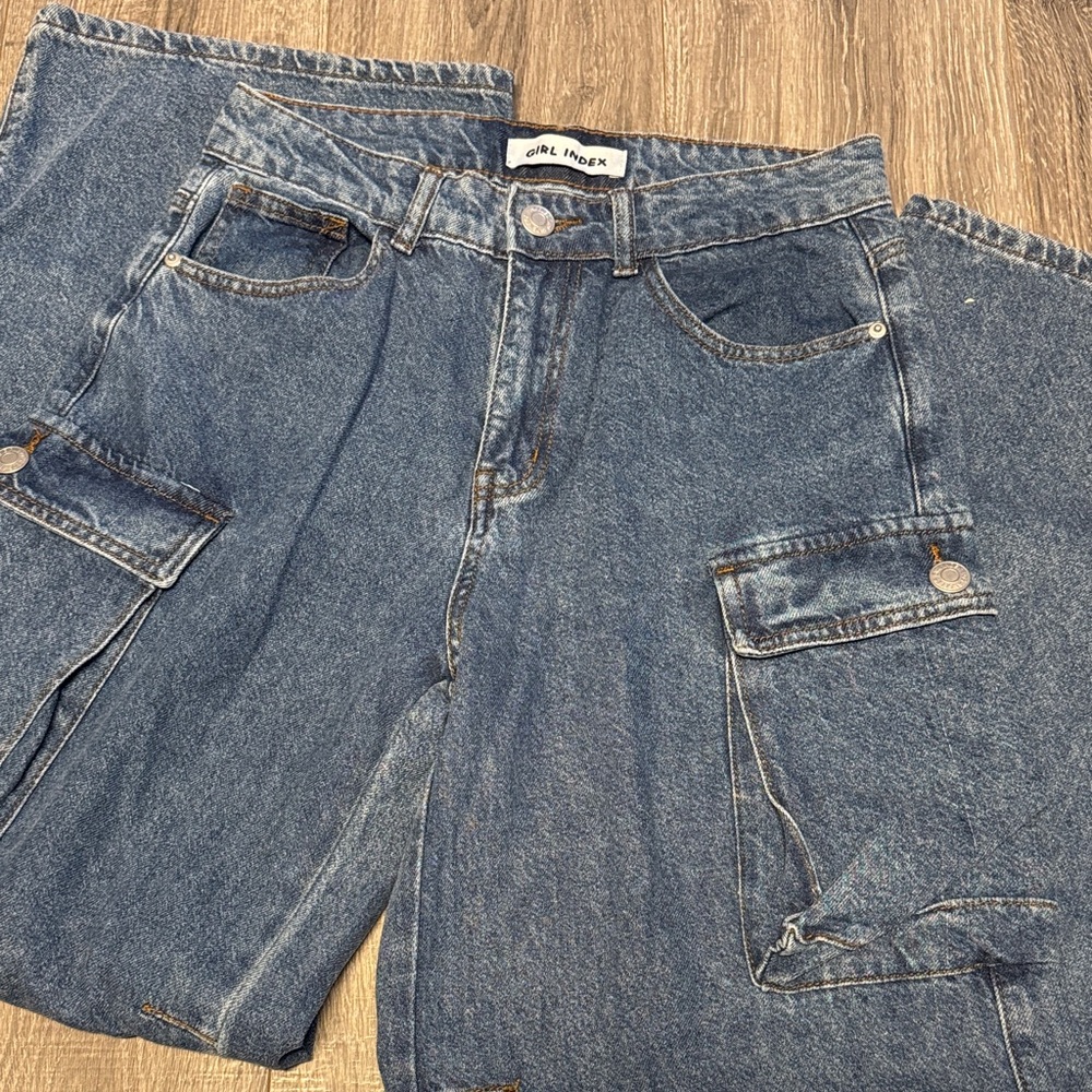 High Rise Denim Jeans - Picture 3 of 3